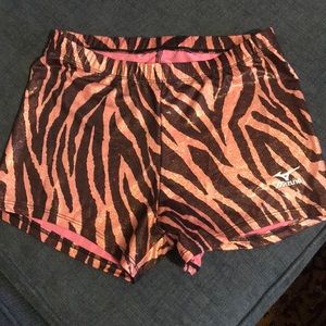 Mizuno Glitter Zebra Volleyball Short Sz M